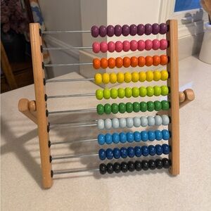 Colorful Wooden Abacus for Kids Montessori counting